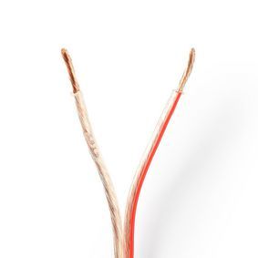 Nedis Speaker Cable - 100m - Transparent