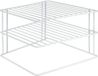 Merkloos Bordenrek Kast Hoekrek Keukenkast Staand Wit Metaal 3 Laags Plate Rack