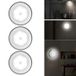 Lumières LED sans fil autocollantes avec détecteur de mouvement - 3 pièces.