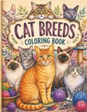 Cat Breeds Coloring Book: 50 Realistic Pet Portraits for Cat Lovers: A Relaxing Adult Coloring Book Featuring Cute, Fluffy, and Exotic Felines