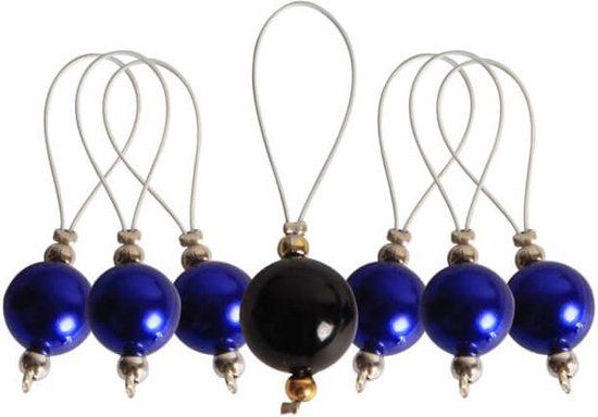 KnitPro Stekenmarkeerders Bluebell - Glas - Blauw