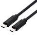 ROLINE 11029091 USB4 Gen 3x2 Kabel - USB C naar USB C - 0,5 m - 40 Gbit/s - 100W - Zwart