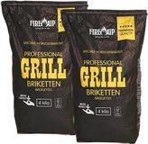 Fire-up Professional Grill briketten - 8 kilo