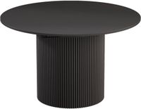 Vicco Eettafel Calero, Zwart, 120-200 x 60 cm Uitschuifbaar