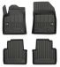 Frogum No.77 Automat / Vloermat - 3D Pasvorm - Geschikt voor Citroen C3 Aircross 2017-2024 - TPE Rubber - 4-delig - Zwart