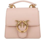 Pinko Love One Top Handle Micro Light Vitello Seta Handtas Powder Pink