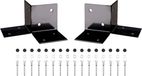Platinum Sun & Shade – Pergola kit - Vloer element voor monteren van Pergola palen - Zwart