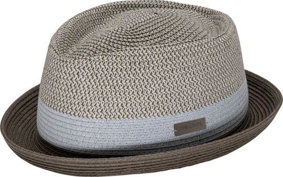 Chillouts Paea Unisex Hoed - grijs/blauw - S-M