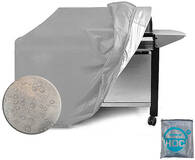 COVER UP HOC Diamond bbq hoes waterdicht - 153x63x102 cm - met Stormbanden en Trekkoord