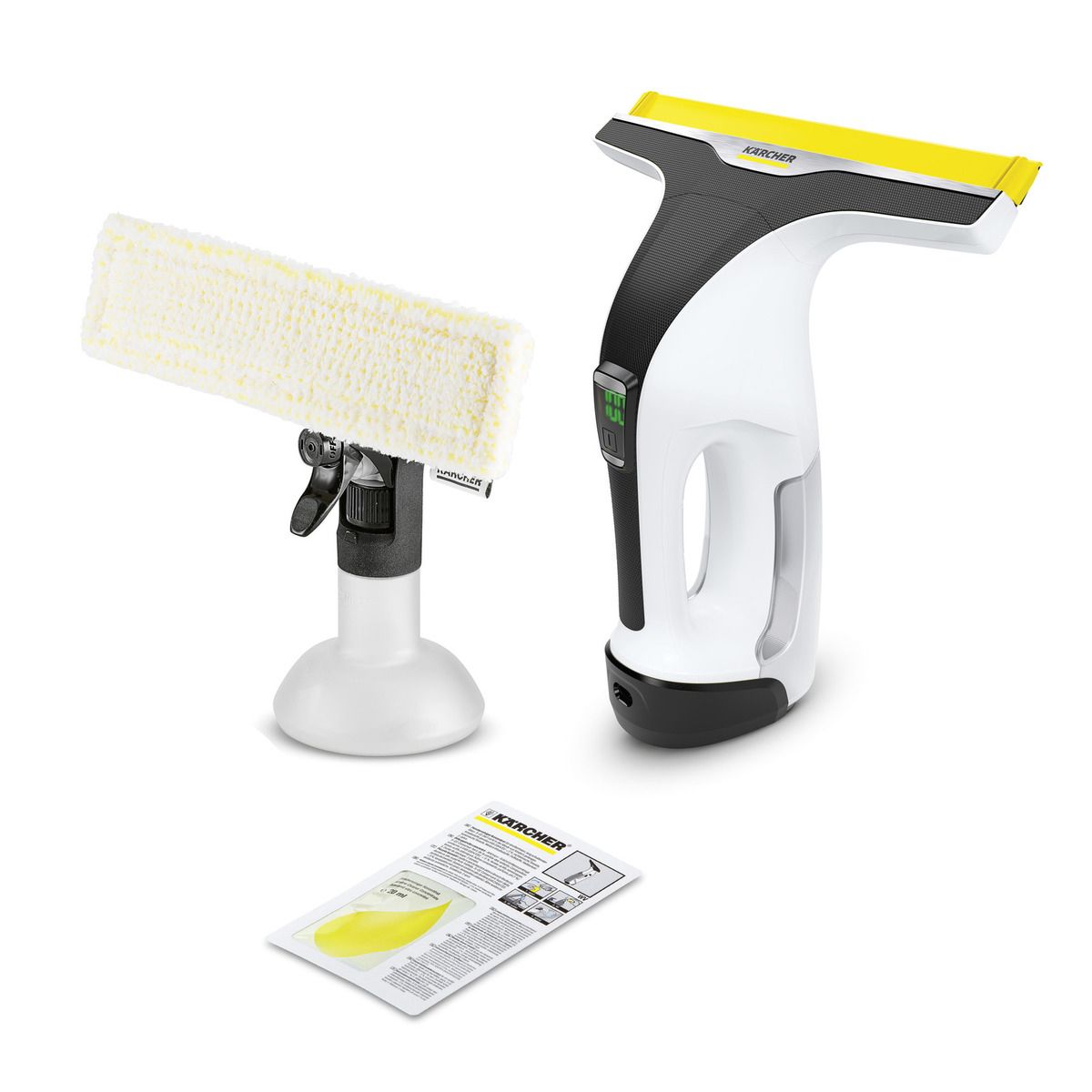 Kärcher WV 6 Plus - Elektrische Ruitenreiniger - 100 min. - 28 cm - Zilver/Wit