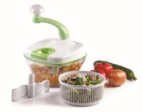 Ghidini Multifunctionele Keukenmachine - Handmatig - Hakmolen, Mixer & Slacentrifuge
