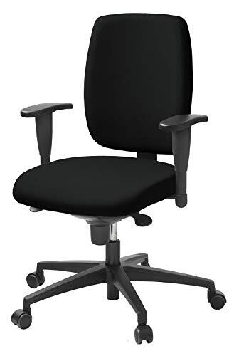 Lanab Group Ergonomische bureaustoel, zwart, normaal