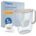 BRITA Style Essential carafe filtrante, 2,4 litre, couleur sable