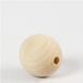 Creativ Company Houten Kralen 30 mm Naturel 4 stuks