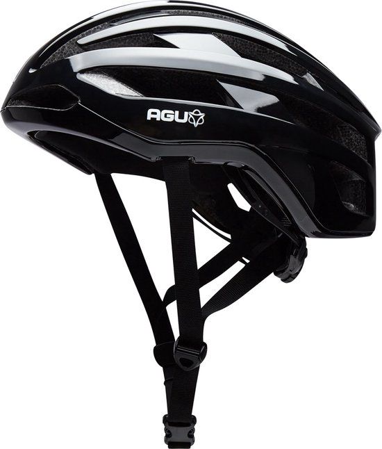 AGU Subsonic Helm - Zwart - L - Fietshelm - Unisex - Maat L - 280 g