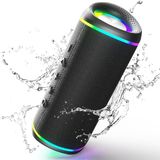 Merkloos Bluetooth luidspreker draagbare muziekbox - 30 W - RGB-licht - Ipx5 waterdicht - Zwart