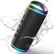 Merkloos Bluetooth luidspreker draagbare muziekbox - 30 W - RGB-licht - Ipx5 waterdicht - Zwart