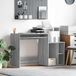 Maison Exclusive - Bureau Sonoma-grijs 120,5 x 44 x 88,5 cm