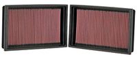 K&N vervangingsfilter compatibel met BMW 750/760 USA 2007-2008 (2 stuks) (33-2410)
