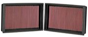 K&N vervangingsfilter compatibel met BMW 750/760 USA 2007-2008 (2 stuks) (33-2410)