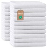 Lavea® 20 Pack Hydrofiele Doeken 70x70 cm – 100% katoen – Wit