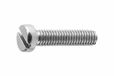 Index T0840406Z - DIN-84 metrische draadschroef met een sleufcilinder M4-kop, 6 eenheden.