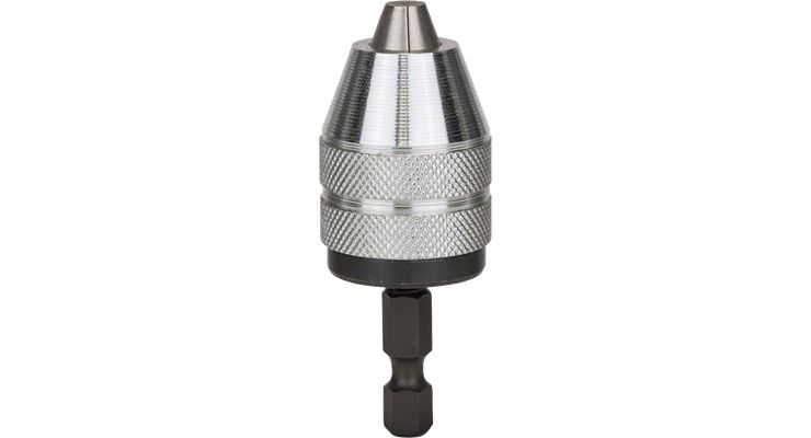 Bosch Snelspanboorhouder - Metaal - Zwart, Roestvrijstaal