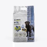 Croci Dog Nappy Pop luierbroekjes voor mannelijke honden, maat XL - Ø 60-85 cm, hygiënische luierbroekjes voor honden, geurremmend, wegwerpluier, verstelbare kleefsluiting, 12 stuks