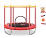 Sedco Kindertrampoline D03b - 139 cm met veiligheidsnet en accessoires rood