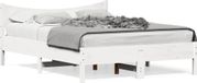 Maison Exclusive - Lit en bois massif sans matelas, blanc, 140x190 cm, en pin