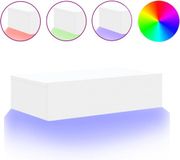 vidaXL Tv-meubel met LED-verlichting 60x35x15,5 cm wit