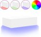 vidaXL Tv-meubel met LED-verlichting 60x35x15,5 cm wit