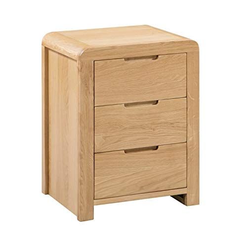 Julian Bowen CURVE 3 DRW BEDSIDE - Eik - 5060550816433