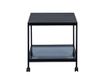 M2 Kollektion TAGO Salontafel, metaal, zwart, 50 x 50 x 50 cm