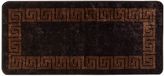 vidaXL - Runner Rug - MARSA - Black - 50 x 100 cm - Polyester and PVC
