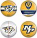 Nashville Predators NHL Bouton 4 Pack