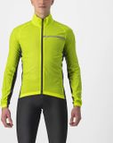 Castelli Squadra Stretch Jacket Heren Electric Lime/Dark Gray - XXL