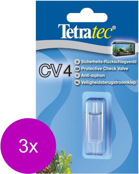 Tetra Tec Cv4 Terugslagventiel - Beluchting - 3 x per stuk