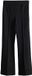 Next - Dames - Bootcut broek van pontestof met plooitjes - Zwart