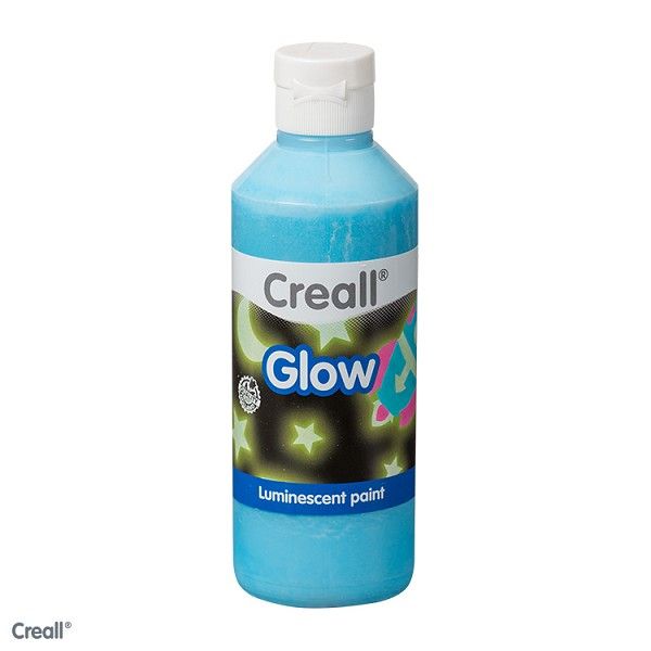 Creall Glow - lichtgevende verf blauw 250ml - 05943
