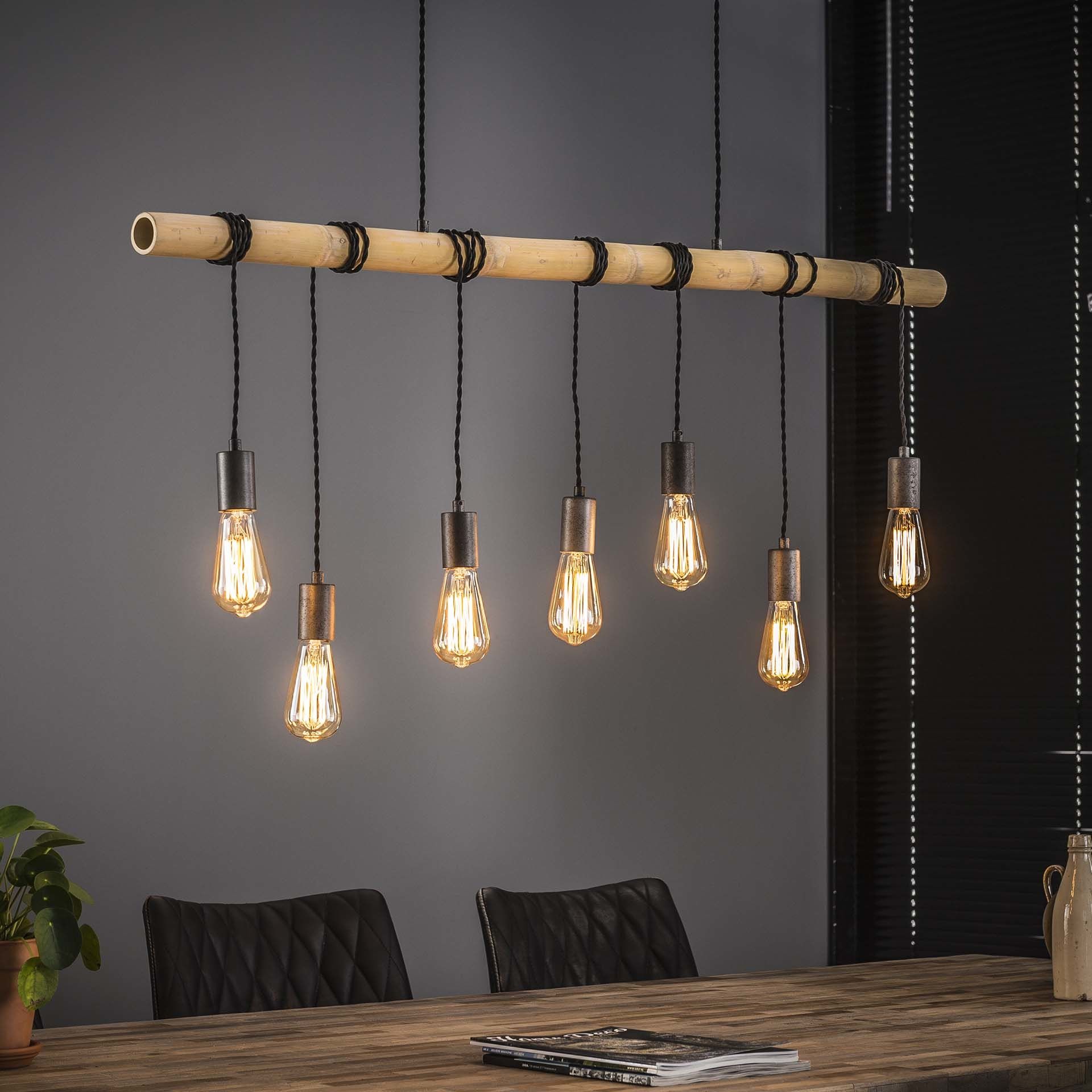 Gister&Vandaag Hanglamp 7L Bamboo wikkel - E27 - 7423623453481