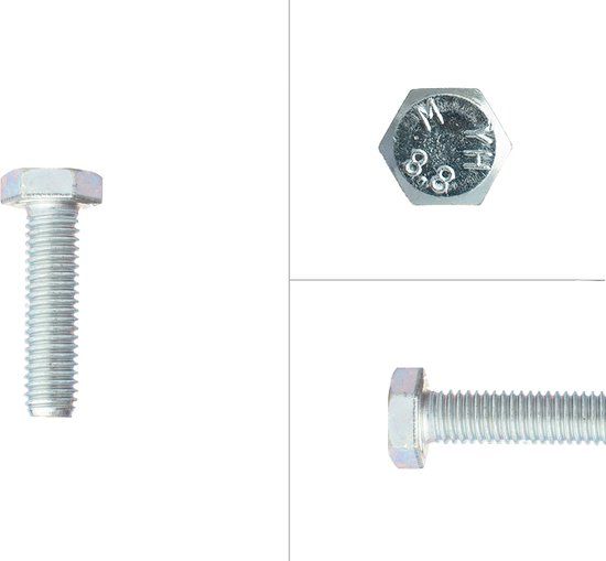 Wovar Tapbouten Verzinkt M6 x 100 mm | 10 stuks