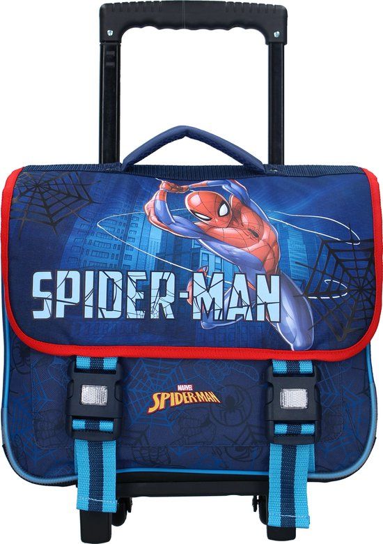 Spider-Man Keep on Moving Rugzaktrolley - Navy - 8.5L - Kids
