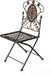 DanDiBo Chaise de jardin Métal Avis 1840 Brun Antique