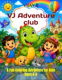 VJ Adventure Club: A Fun Coloring Adventure for Kids Ages 4–8