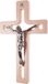 Croix suspendue moderne en bois sans marque - 25 x 16cm - Beige