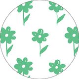 Bonateks Ronde digitaal bedrukte muismat, antislip onderkant, voor kantoor en thuis, diameter: 22 cm