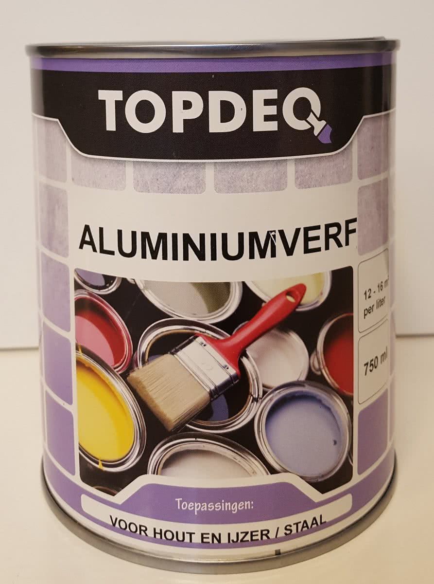 Topdeq Aluminiumverf - 750 ml - 8712501620329