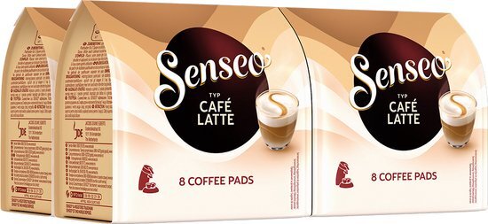 SENSEO Café Latte Koffiepads - 4 x 8 pads - voor in je Senseo® machine