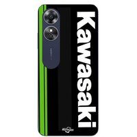 Maniacase Etui Oppo A17 Kawasaki Floride Moto Marseille logo